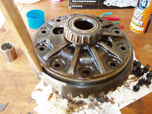 pinion bearing removal